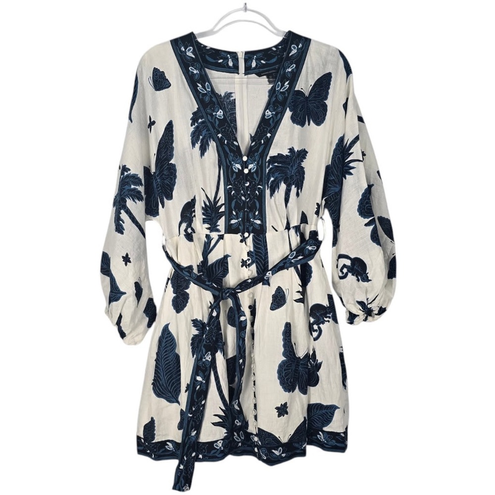 Banana Republic | Linen Butterfly Mini Dress (US 6)